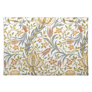 William Morris Flora Design Cloth Placemat
