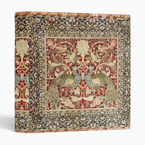 William Morris Floral Art Nouveau 3 Ring Binder