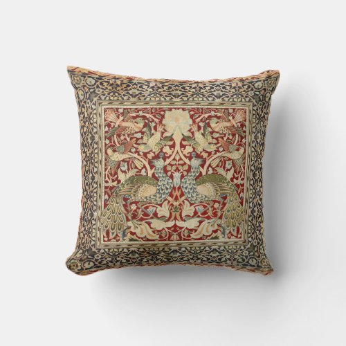 William Morris Floral Art Nouveau Cushion Pillow 