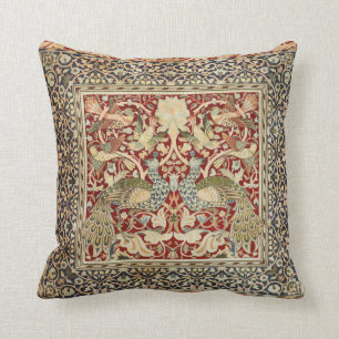 William Morris Floral Art Nouveau Cushion Pillow 