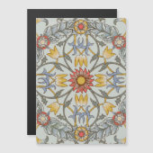William Morris Floral Circle Flower Illustration (Front/Back)