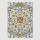 William Morris Floral Circle Flower Illustration (Front)