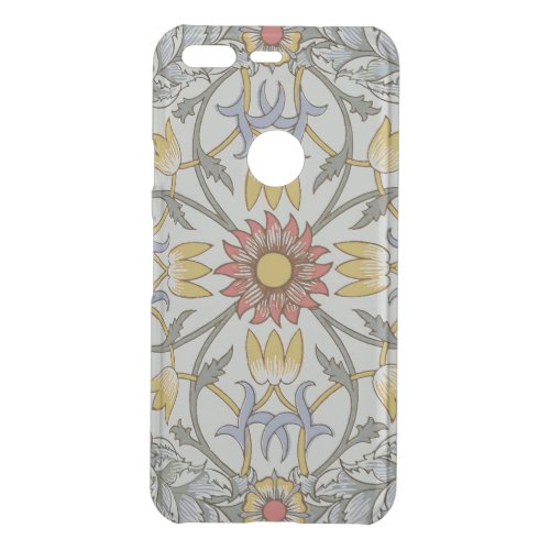 William Morris Floral Circle Flower Illustration Uncommon Google Pixel Case