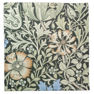 William Morris floral design Cloth Napkin
