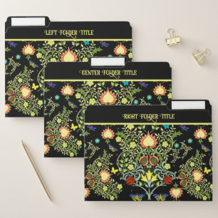 William Morris Floral  File Folder