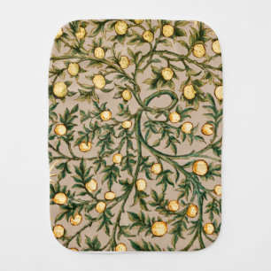 William Morris Floral Fruit Garden Flower Classic Baby Burp Cloth