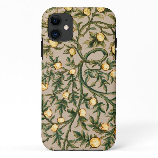 William Morris Floral Fruit Garden Flower Classic iPhone 11 Case