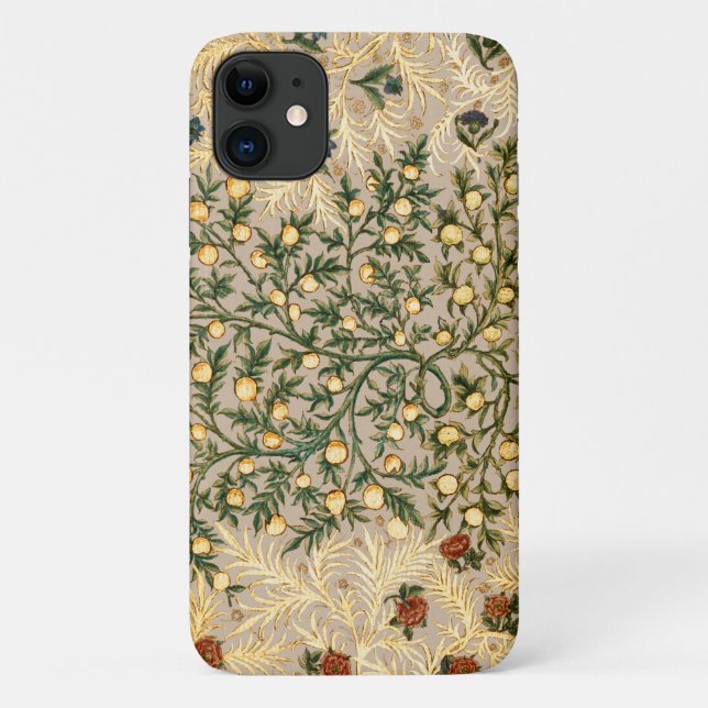 William Morris Floral Fruit Garden Flower Classic Case-Mate iPhone Case (Back)
