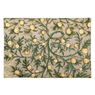 William Morris Floral Fruit Garden Flower Classic Cloth Placemat