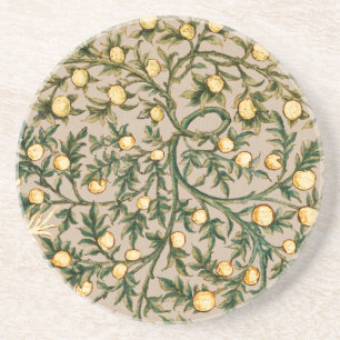 William Morris Floral Fruit Garden Flower Classic Coaster