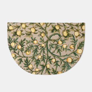 William Morris Floral Fruit Garden Flower Classic Doormat