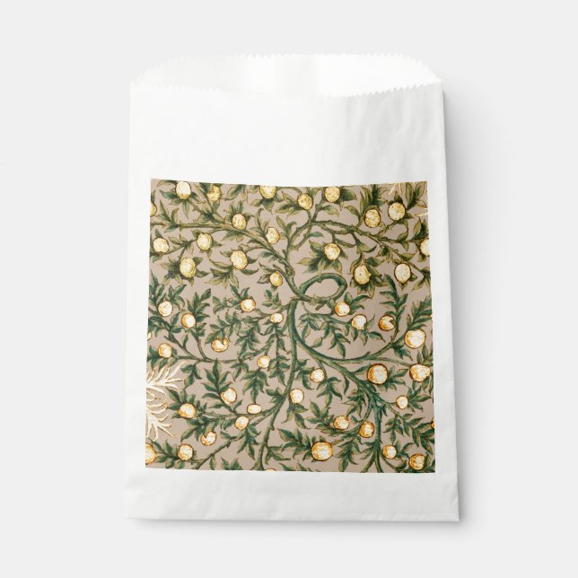 William Morris Floral Fruit Garden Flower Classic Favor Bag (Front)