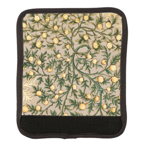 William Morris Floral Fruit Garden Flower Classic Luggage Handle Wrap