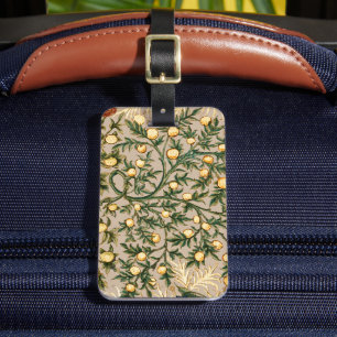 William Morris Floral Fruit Garden Flower Classic Luggage Tag