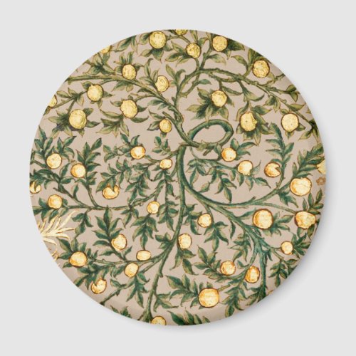 William Morris Floral Fruit Garden Flower Classic Magnet