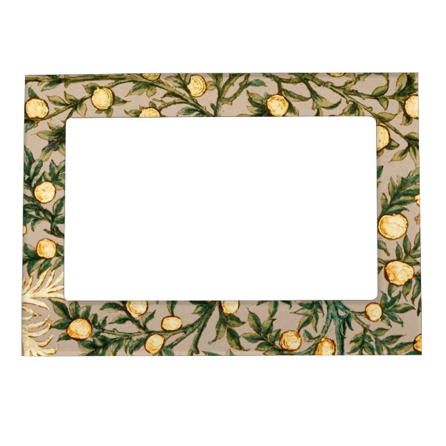 William Morris Floral Fruit Garden Flower Classic Magnetic Frame (Front)