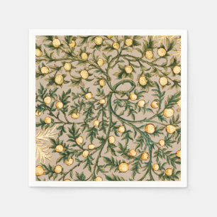 William Morris Floral Fruit Garden Flower Classic Napkins