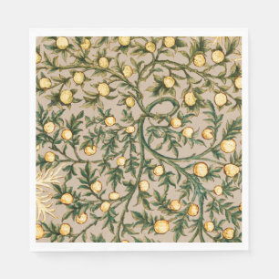 William Morris Floral Fruit Garden Flower Classic Napkins