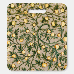 William Morris Floral Fruit Garden Flower Classic Seat Cushion