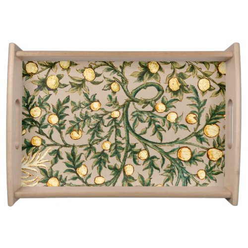 William Morris Floral Fruit Garden Flower Classic Serving Tray