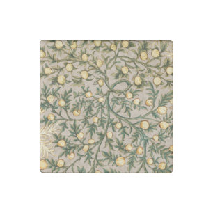 William Morris Floral Fruit Garden Flower Classic Stone Magnet