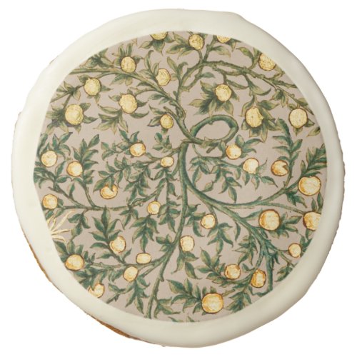 William Morris Floral Fruit Garden Flower Classic Sugar Cookie