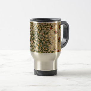 William Morris Floral Fruit Garden Flower Classic Travel Mug