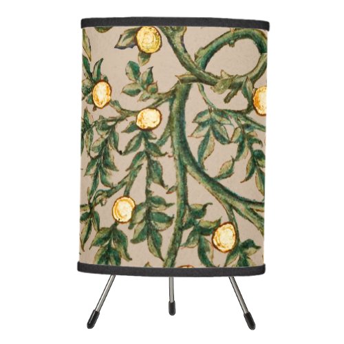 William Morris Floral Fruit Garden Flower Classic Tripod Lamp