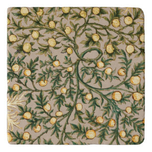 William Morris Floral Fruit Garden Flower Classic Trivet