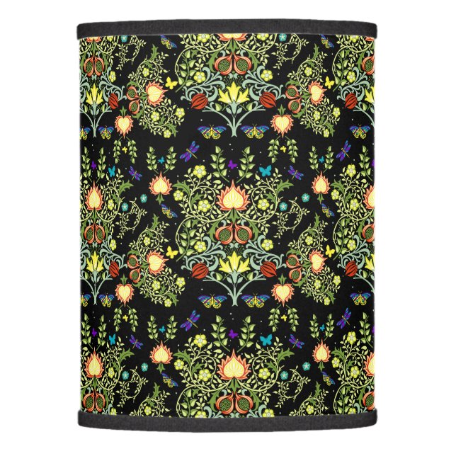 William Morris Floral Lamp Shade (Front)