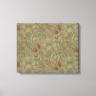 William Morris Floral lily willow art print design