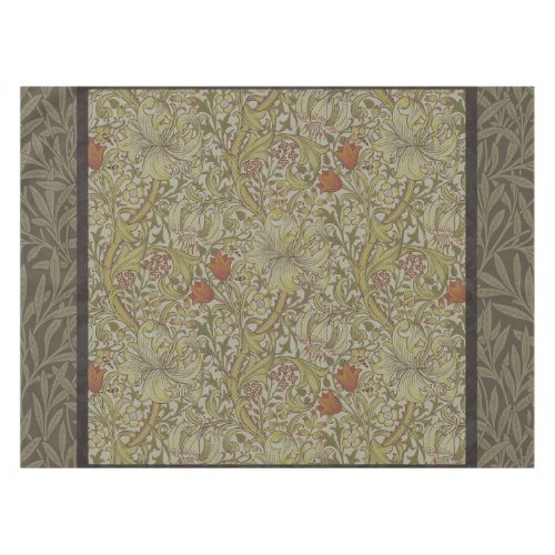 William Morris Floral lily willow art print design Tablecloth