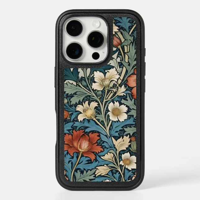 William Morris Floral Otterbox iPhone Case (Back)