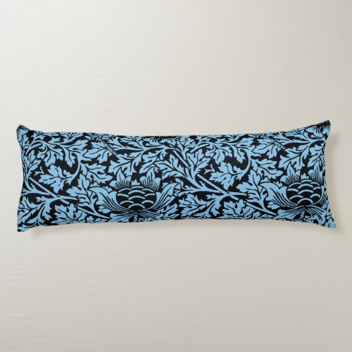 William Morris Floral Pattern Bird Anenome Body Pillow