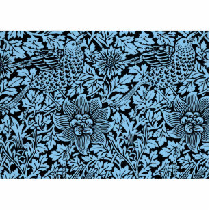 William Morris Floral Pattern Bird Anenome Cutout