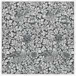 William Morris Floral Pattern Bird Anenome Fabric