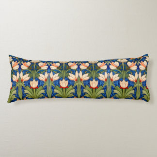 William Morris floral pattern Body Pillow