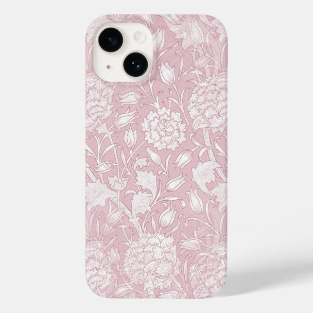 William Morris Floral Pattern in Pink Case-Mate iPhone Case (Back)