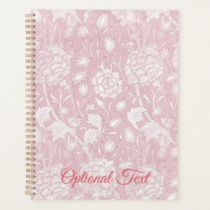 William Morris Floral Pattern in Pink Planner