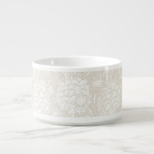 William Morris Floral Pattern in Sepia Bowl