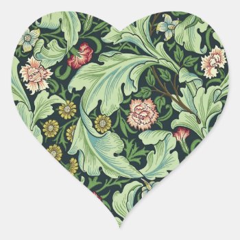 William Morris Floral Pattern Stickers by debinSC at Zazzle