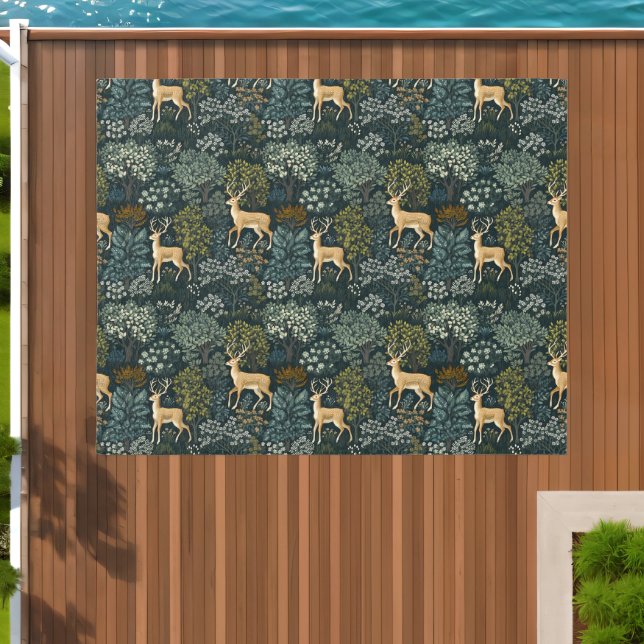 William Morris, Floral,Pattern, Textile, Design,Ar Outdoor Rug (Insitu (Outdoor 1))