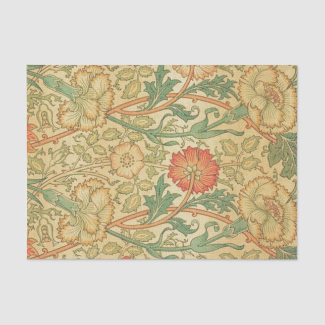William Morris FLORAL PATTERN Tissue Paper (Front)