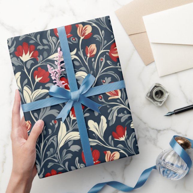 William Morris Floral Pattern  Wrapping Paper (Gifting)