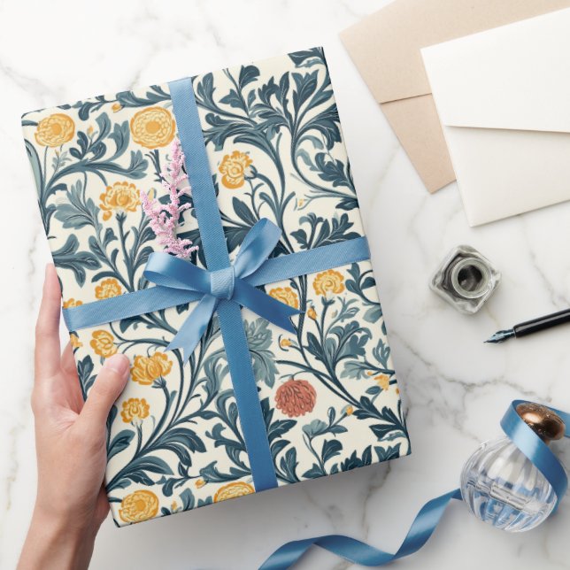 William Morris Floral Pattern  Wrapping Paper (Gifting)