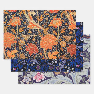 William Morris, Floral Pattern Wrapping Paper Sheets