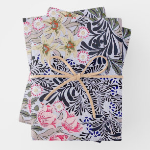 William Morris, Floral Pattern Wrapping Paper Sheets