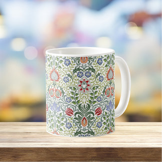 William Morris Floral Persian Vintage Pattern Coffee Mug