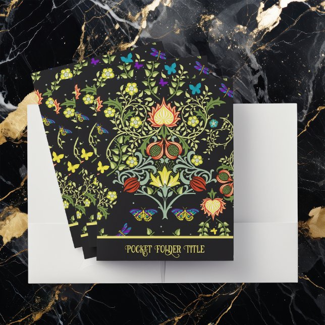 William Morris Floral  Pocket Folder (Creator Uploaded)