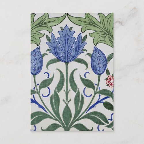 William Morris _ Floral Wallpaper Design Enclosure Card